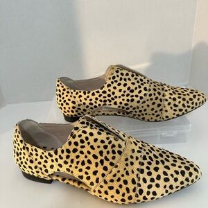 Matisse Mon Amie Calf Hair Slip On Oxfords